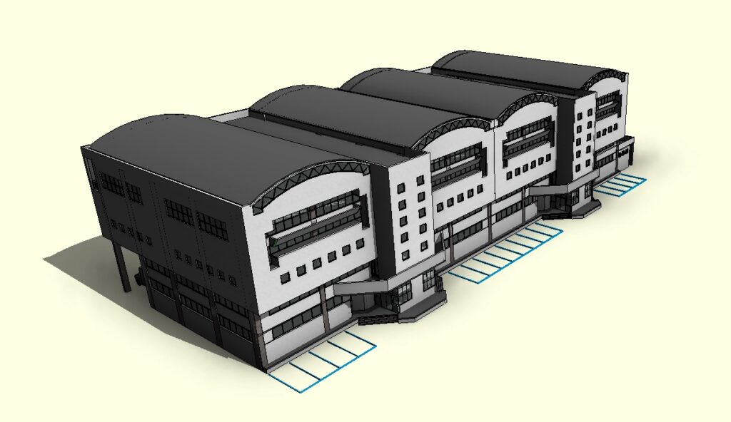 Warehouse DWG to RVT CAD Drafting Singapore