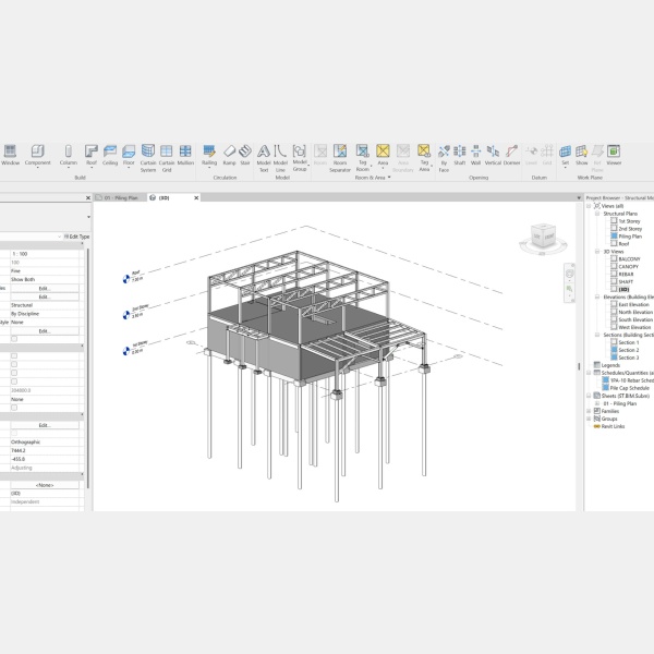 Learning Outcome for BIM Modelling Structural Training Course using Autodesk Revit