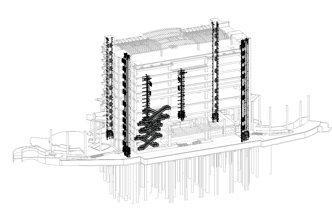 BIM Modelling Service and BIM Management Service for Lift and Escalator System using Revit.